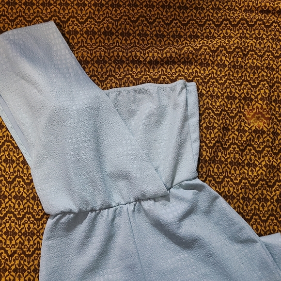 Pretty little things baby blue jumpsuit - Picture 3 of 5